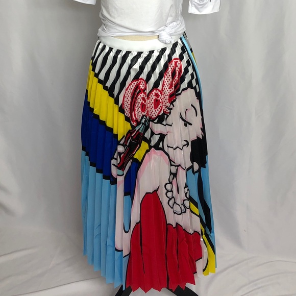 Colorful/Fun A-Line Skirt (Olive Oyl) NWOT - Picture 3 of 5